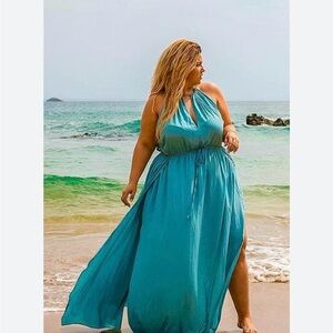 Swimsuits For All Vibrant Blue Cover-Up